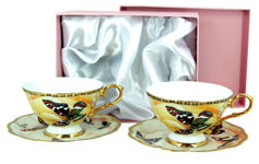 Подарочный набор чайный: Бабочка на 2 персоны
