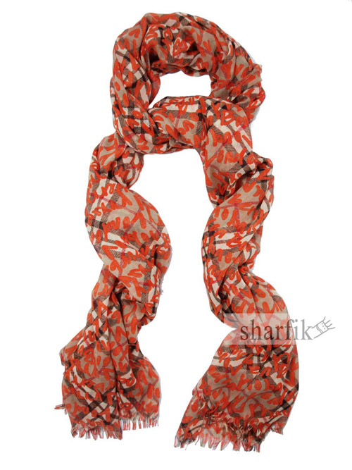 Squared scarf