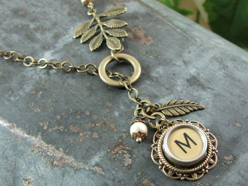 Typewriter Key Jewelry