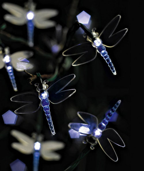 Dragonfly Solar String Lights